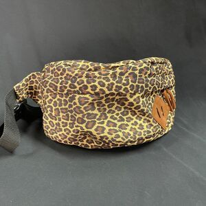 Straps Unlimited Leopard Print Waist Bag Large Made USA Adjustable